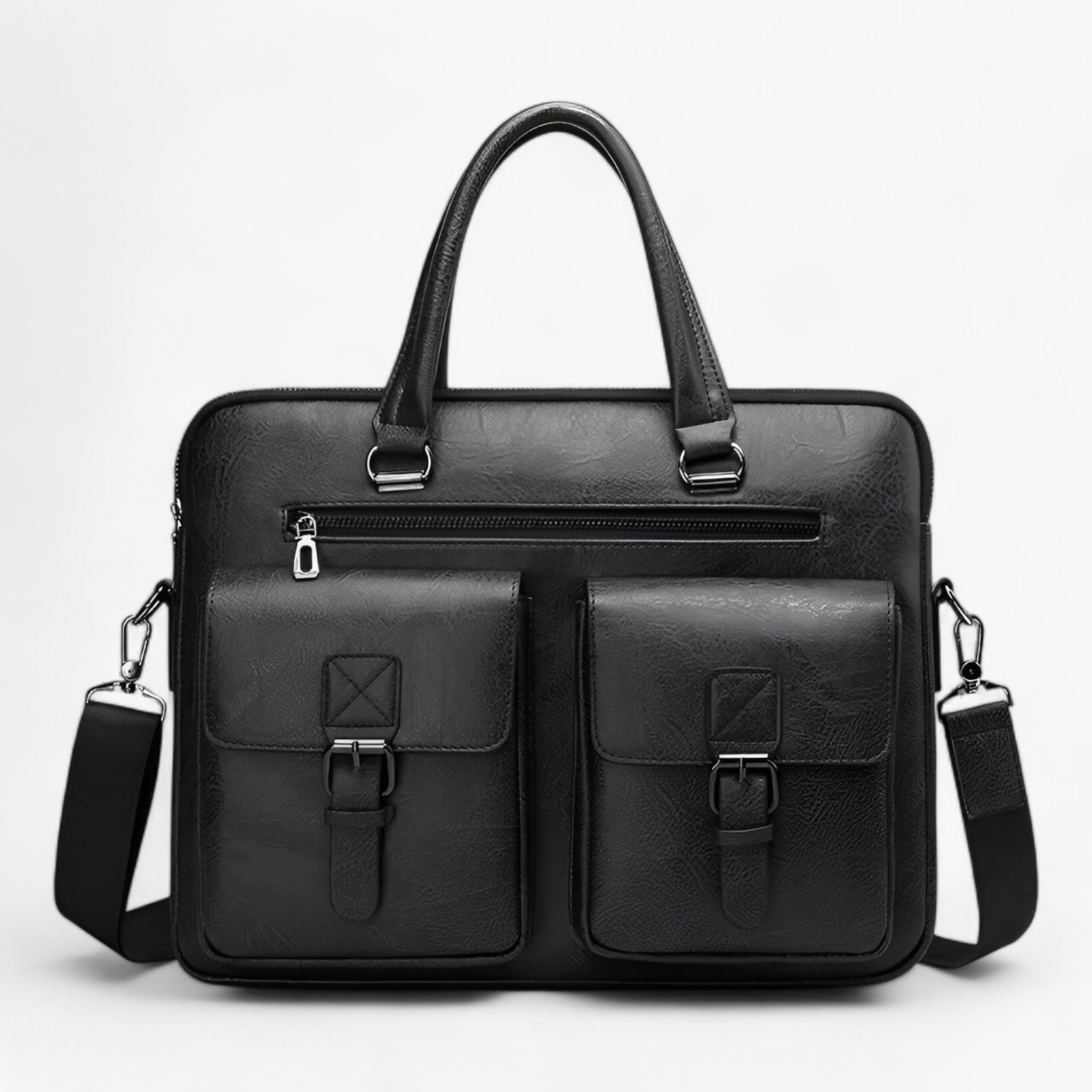 Borsa da lavoro - spaziosa Uomo - Nero 38 x 7 x 30 - accessoires bags borsa borsa lavoro lavoro spaziosa tassen uomo - Concept Palermo