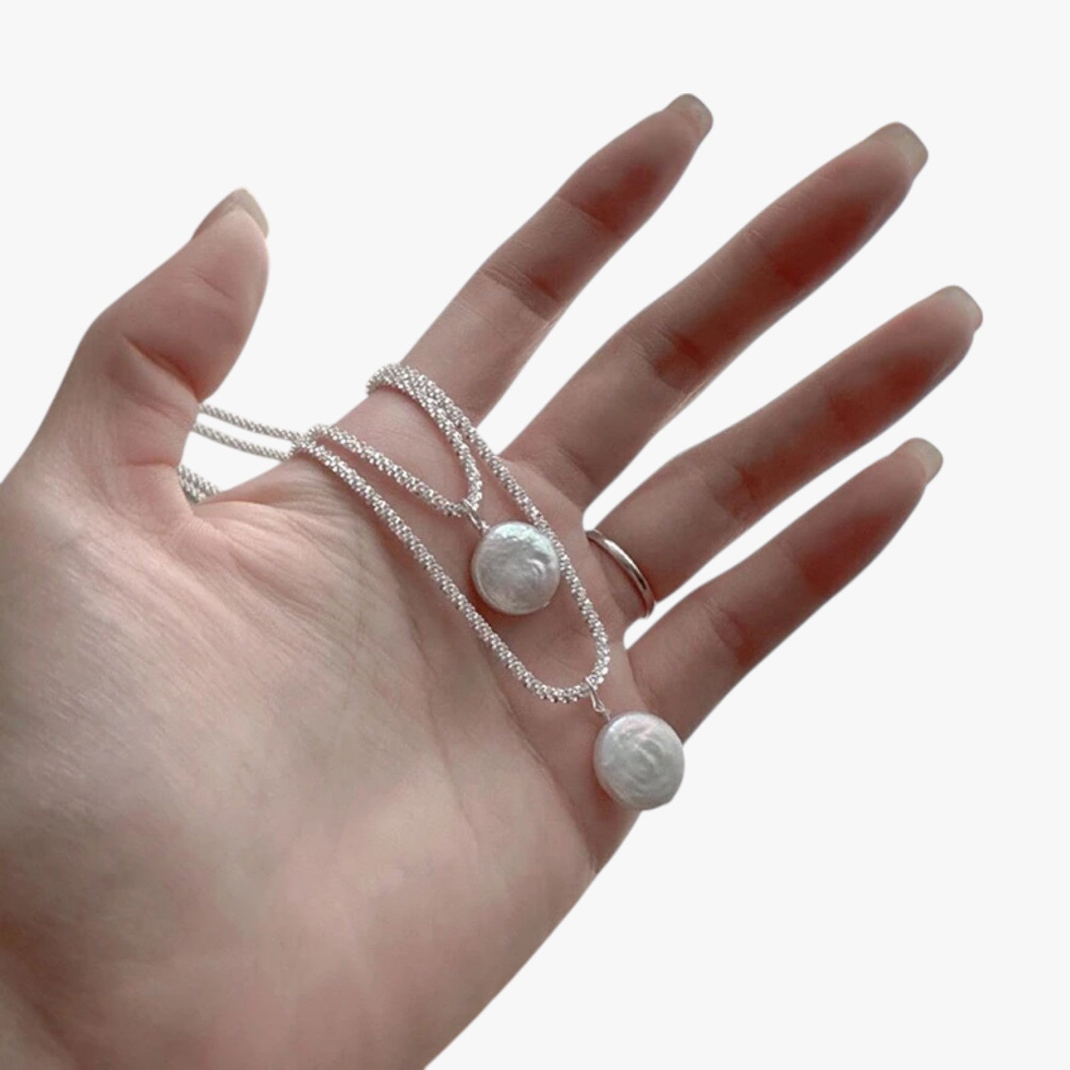 Collana Choker con Perla in Argento 925 - - choker collana collana choker elegant womens necklaces Fashion Necklaces jewelry necklace NECKLACES Necklaces for Women perla - Concept Palermo