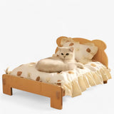 Massief houten kattenbed - Duurzaam, comfortabel en stijlvol voor mannen