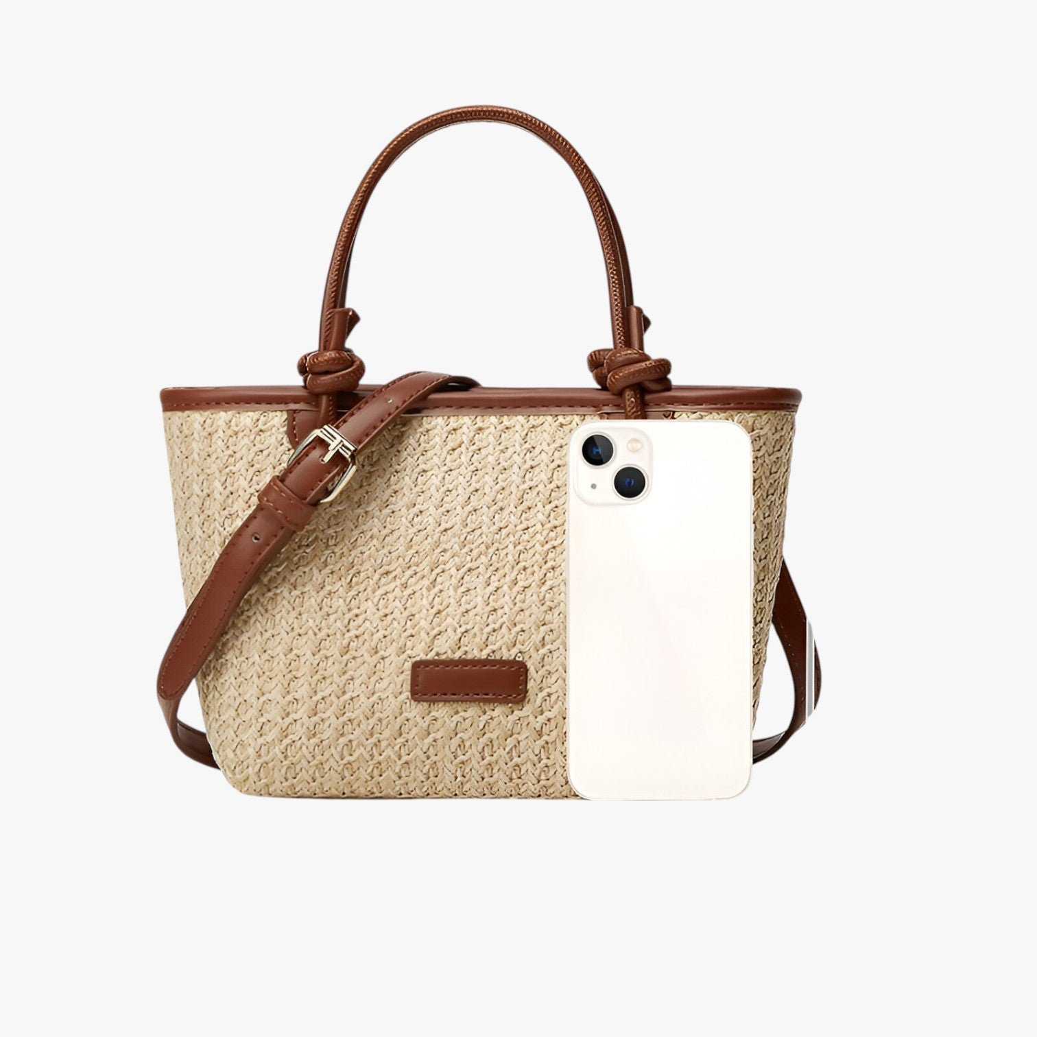 Borsa a Tracolla Estiva Donna in Paglia Naturale con Fodera Interna - - bags borsa borsa tracolla donna estiva handbags paglia tracolla Women's handbags - Concept Palermo