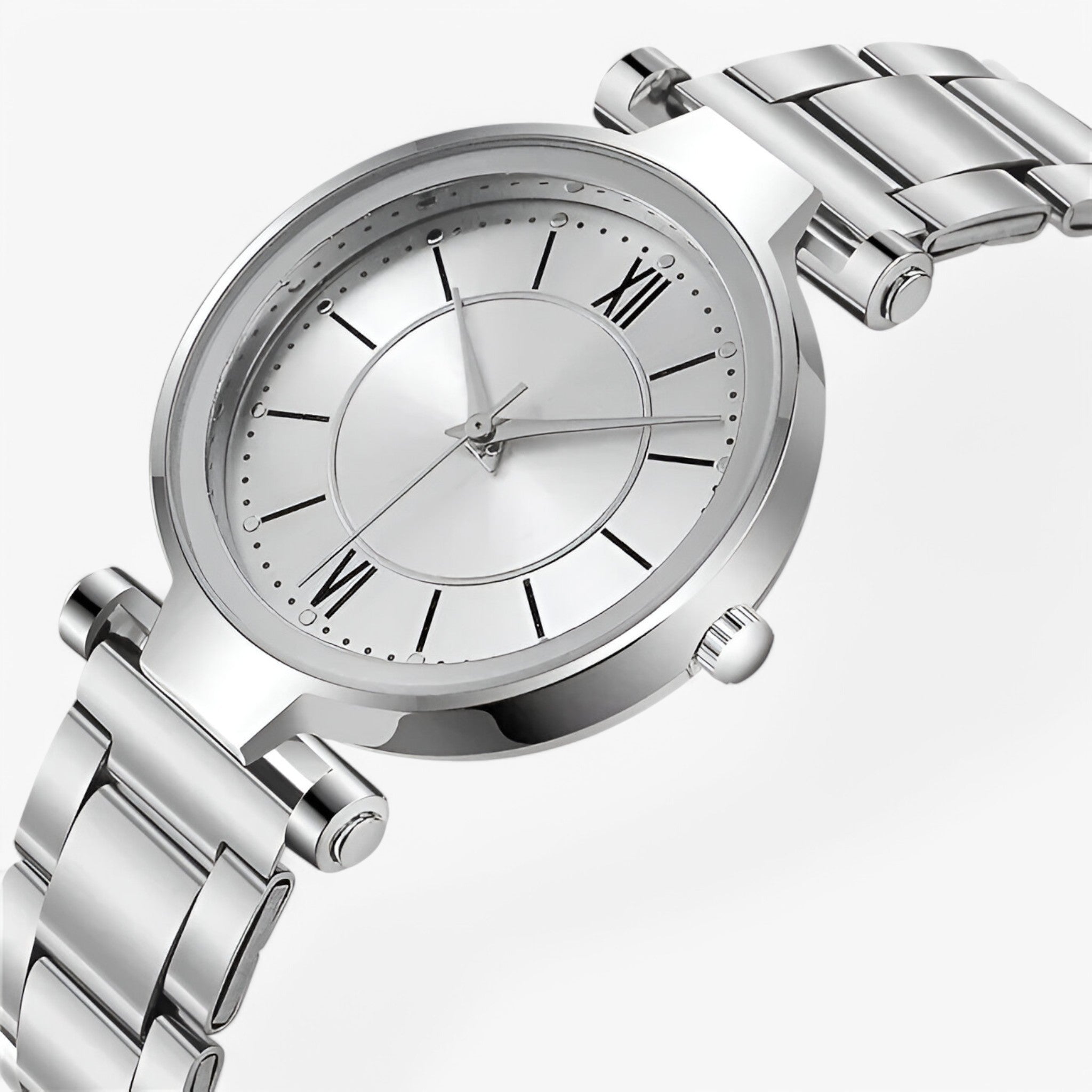 Orologio classico in acciaio rosa - - acciaio female watch orologio orologio acciaio watch for women watches - Concept Palermo