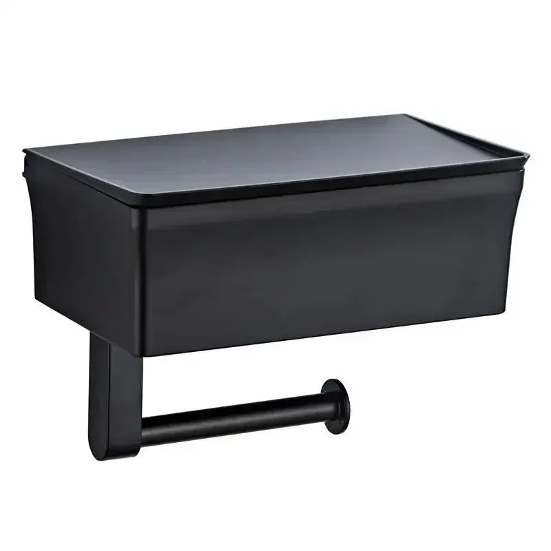 ElegantEssentials™ Porta rotolo di carta igienica - Esperienza di eleganza funzionale - Nero - carta elegantessentials elegantessentials porta eleganza esperienza funzionale home & garden huis & tuin igienica - Concept Palermo