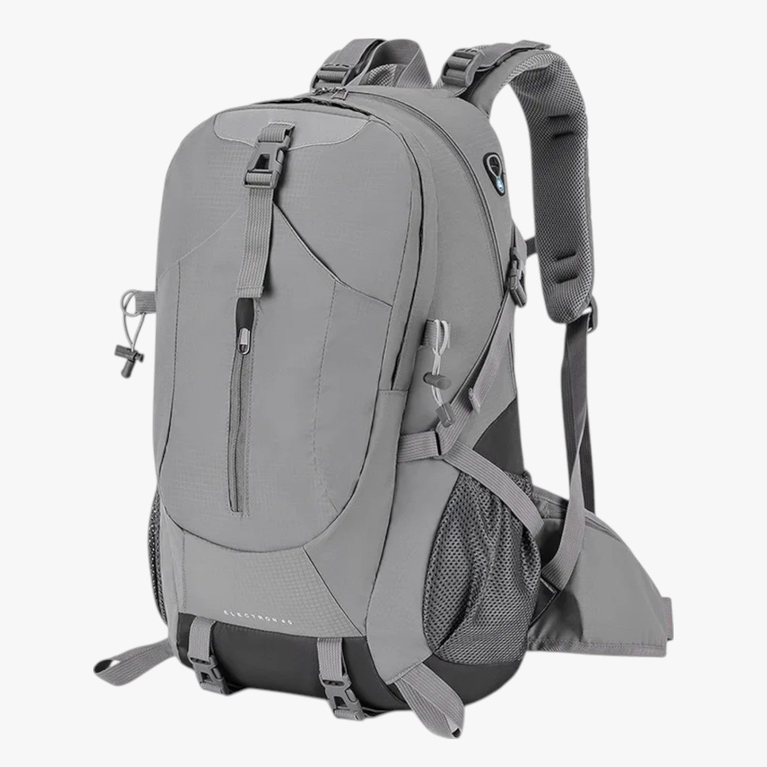 Zaino Trekking 40L con Coprizaino Impermeabile Uomo - Grigio - bag Bags bags for men coprizaino impermeabile men bag mens bag trekking uomo zaino zaino trekking - Concept Palermo