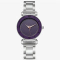 Reloj de acero dorado