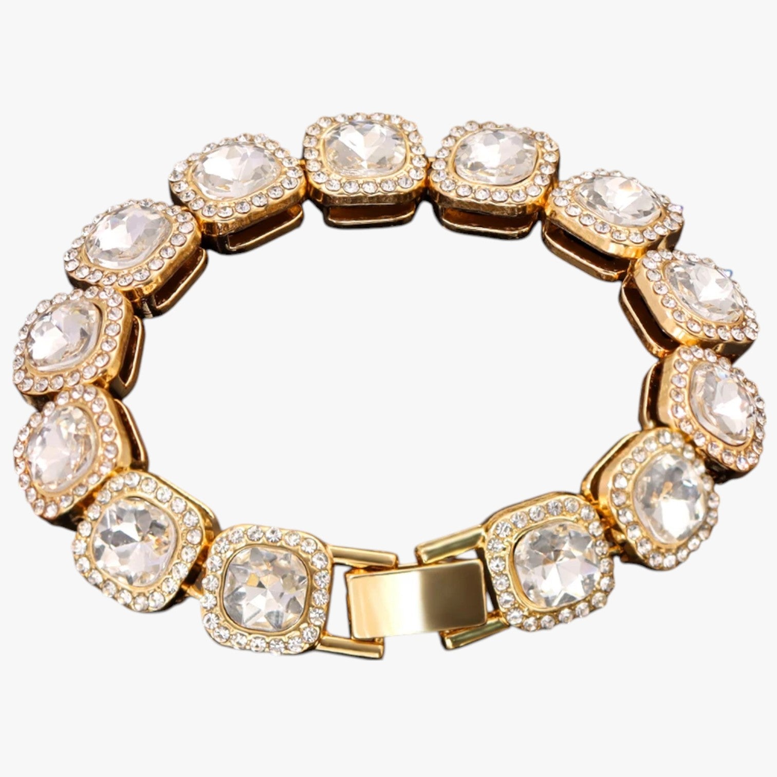 Bracciale Tennis con Ciondoli Cuore & Cristallo – Eleganza Hip Hop per Ogni Occasione Donna - - bracciale bracciale tennis BRACELET BRACELET FOR WOMEN BRACELETS bracelets for women ciondoli cristallo cuore donna eleganza jewelry women bracelets - Concept Palermo