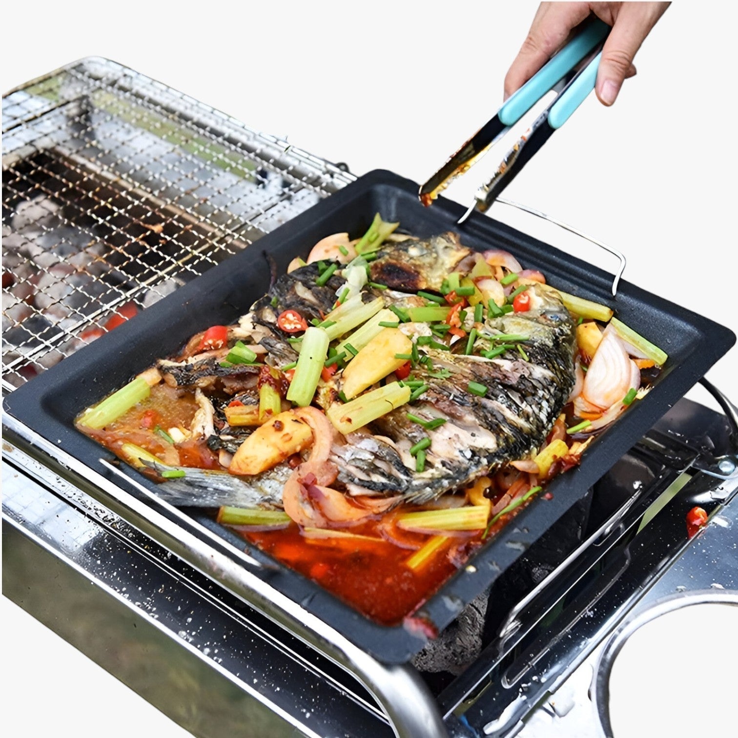 Piastra da griglia in ghisa reversibile – per grigliare dentro e fuori - - dentro fuori ghisa griglia grigliare Kitchen kitchen & dining kitchen accessory kitchen tools piastra piastra griglia - Concept Palermo