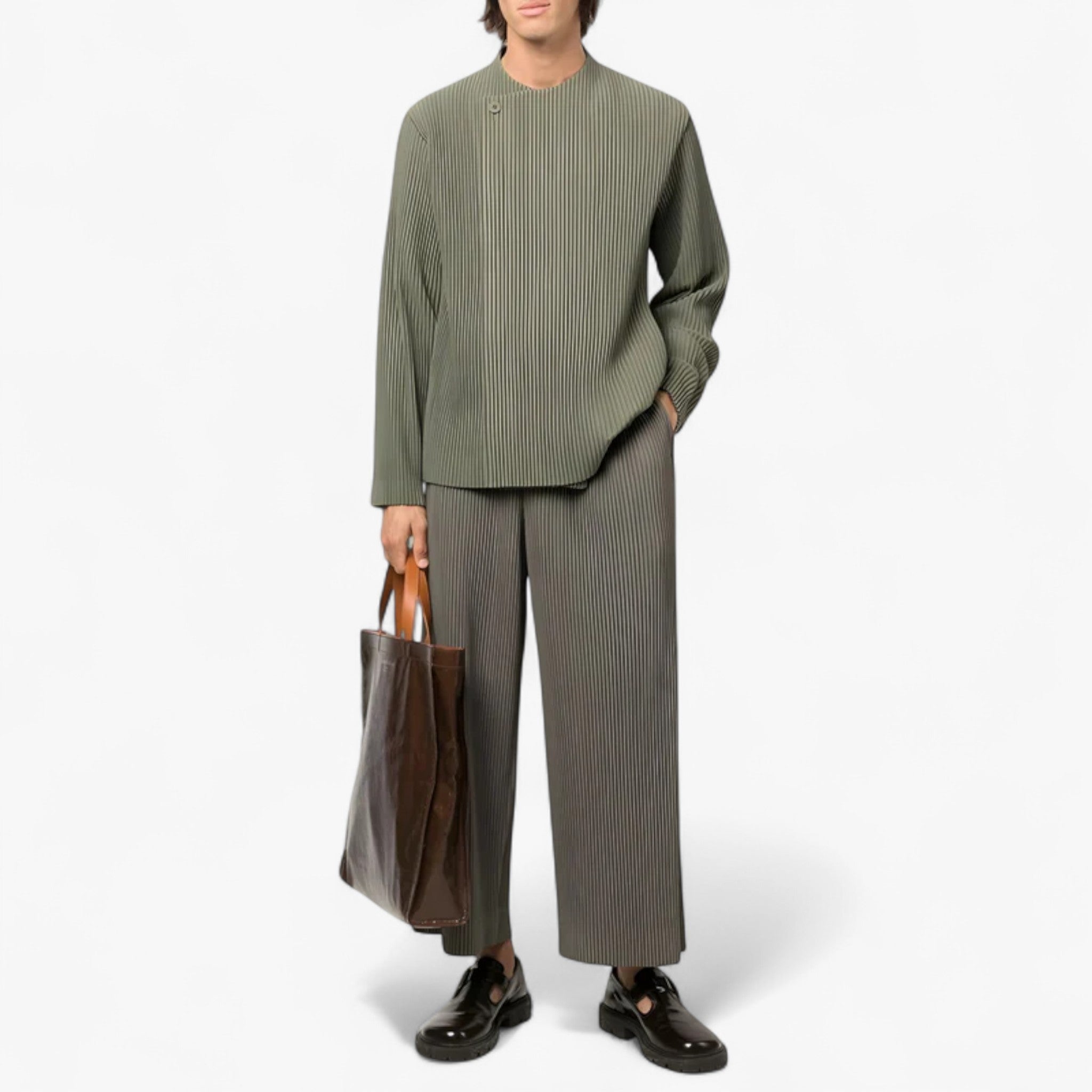 Giacca plissettata Uomo - - giacca giacca plissettata men's coats & jackets men's top plissettata uomo - Concept Palermo