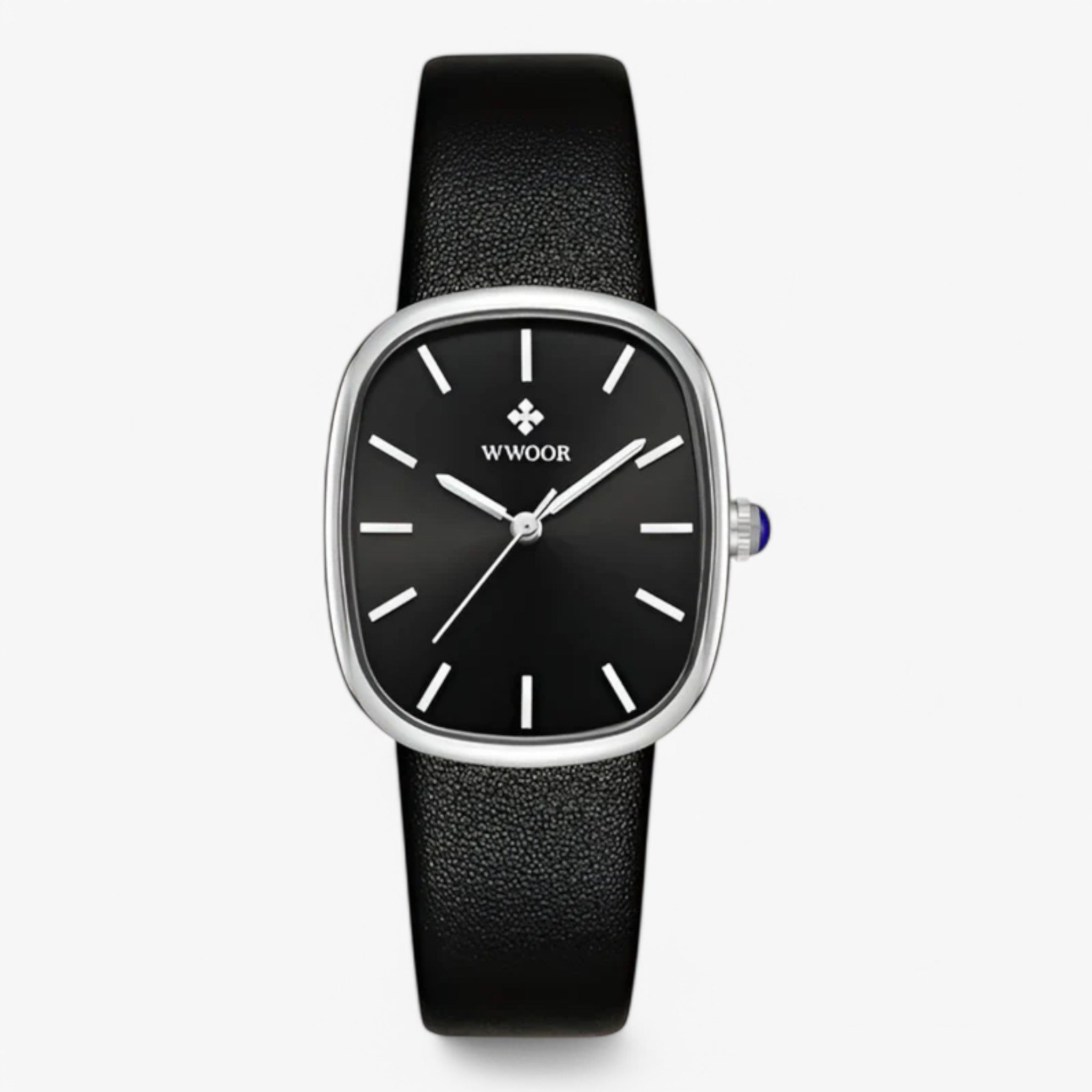 Orologio da Uomo Lino in Vera Pelle Marrone Elegante e Sottile - Nero - lino orologio orologio pelle pelle uomo watches wrist watches for women - Concept Palermo
