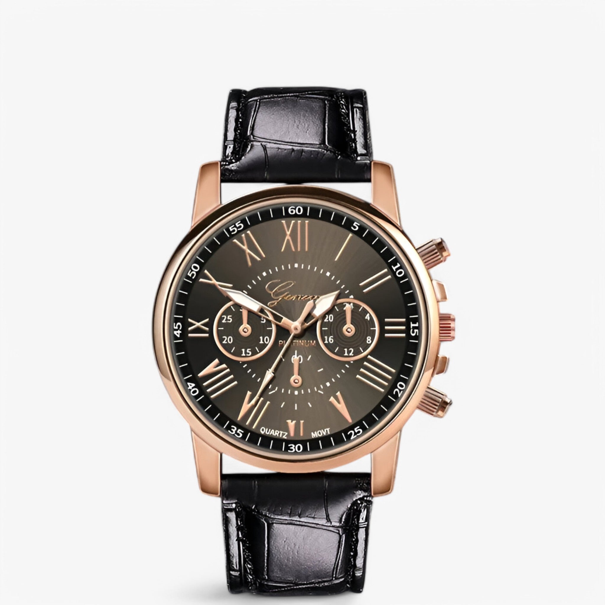 Orologio da polso in pelle - Nera - female watch orologio orologio polso pelle polso watch for women watches - Concept Palermo