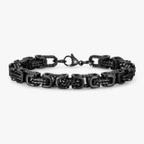 Robuust en tijdloos - chunky Byzantijnse herenarmband
