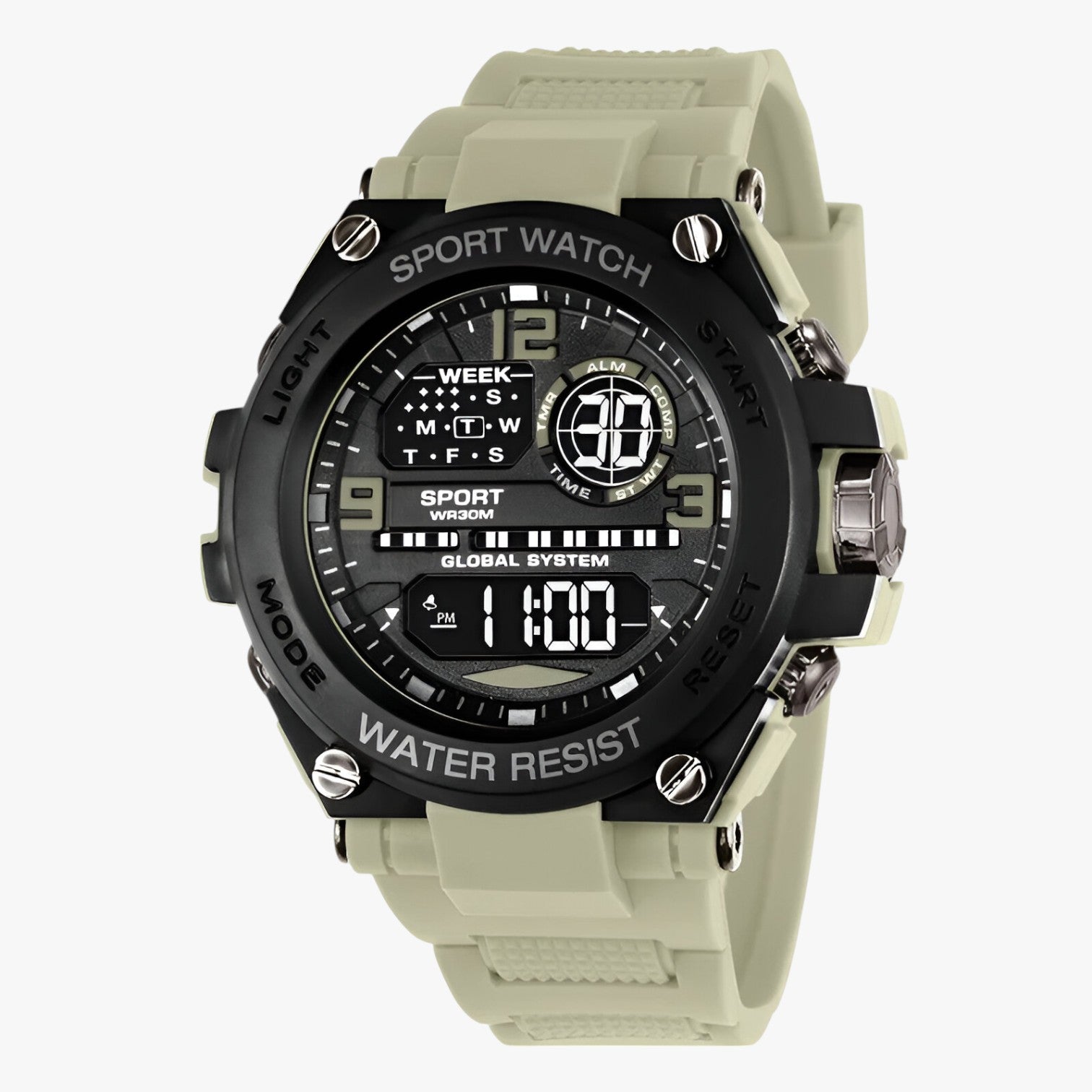Orologio sportivo impermeabile antiurto Uomo - khaki No - antiurto impermeabile orologio orologio sportivo sportivo uomo watch watch for men watches WATCHES FOR MEN - Concept Palermo