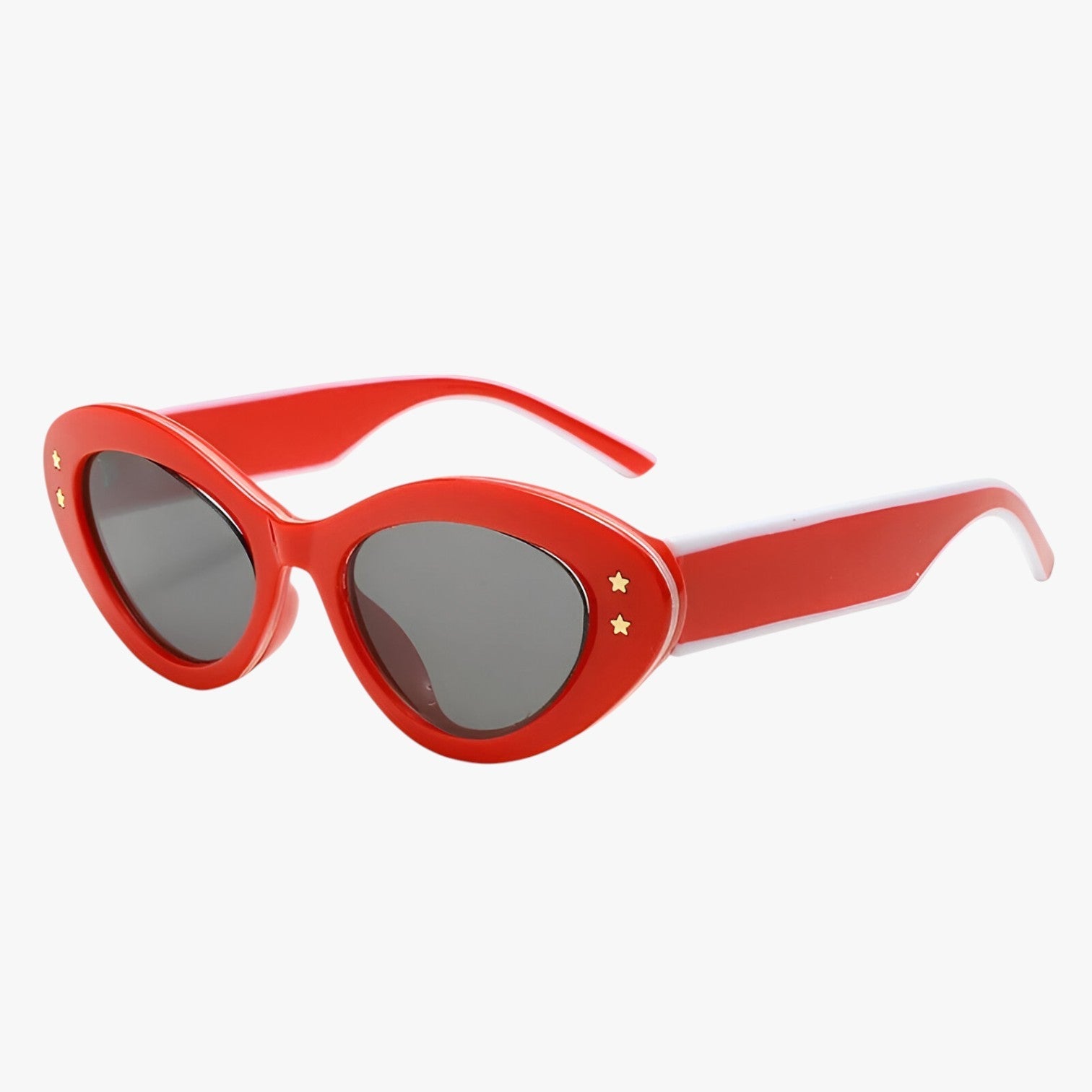 Occhiali da sole retro con protezione UV400 - Rosso - Cat Eye Sunglasses Fashion Sunglasses occhiali occhiali sole polarized sunglasses women protezione retro sole sunglasses - Concept Palermo