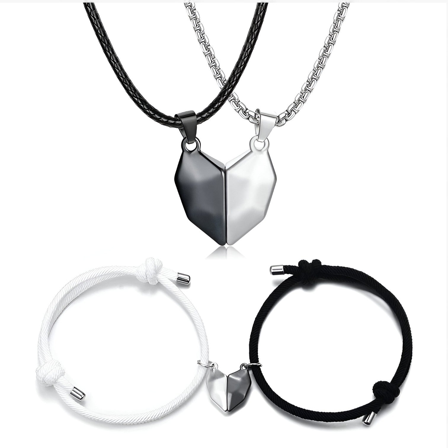 Set di controller di gioco magnetici per coppie - Connessione con stile - Argento - Anniversary Engagement Gift Part connessione controller controller gioco coppie Gift Gifts for women gioco magnetici set di controller di gioco magnetici per coppie - connessione con stile - €25 stile valentines day gift - Concept Palermo