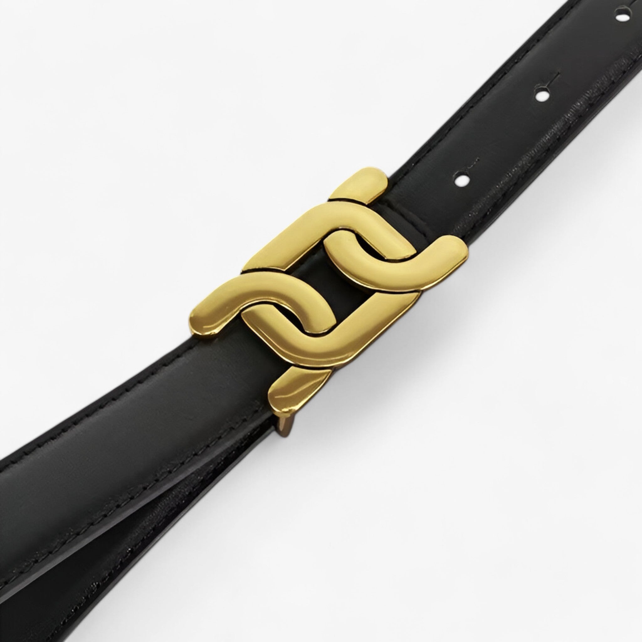 Cintura Donna Versatile in Pelle PU Nera - Stile Retrò Elegante - - accessorio Belts cintura cintura moda donna moda retr versatile WOMEN women's belt - Concept Palermo
