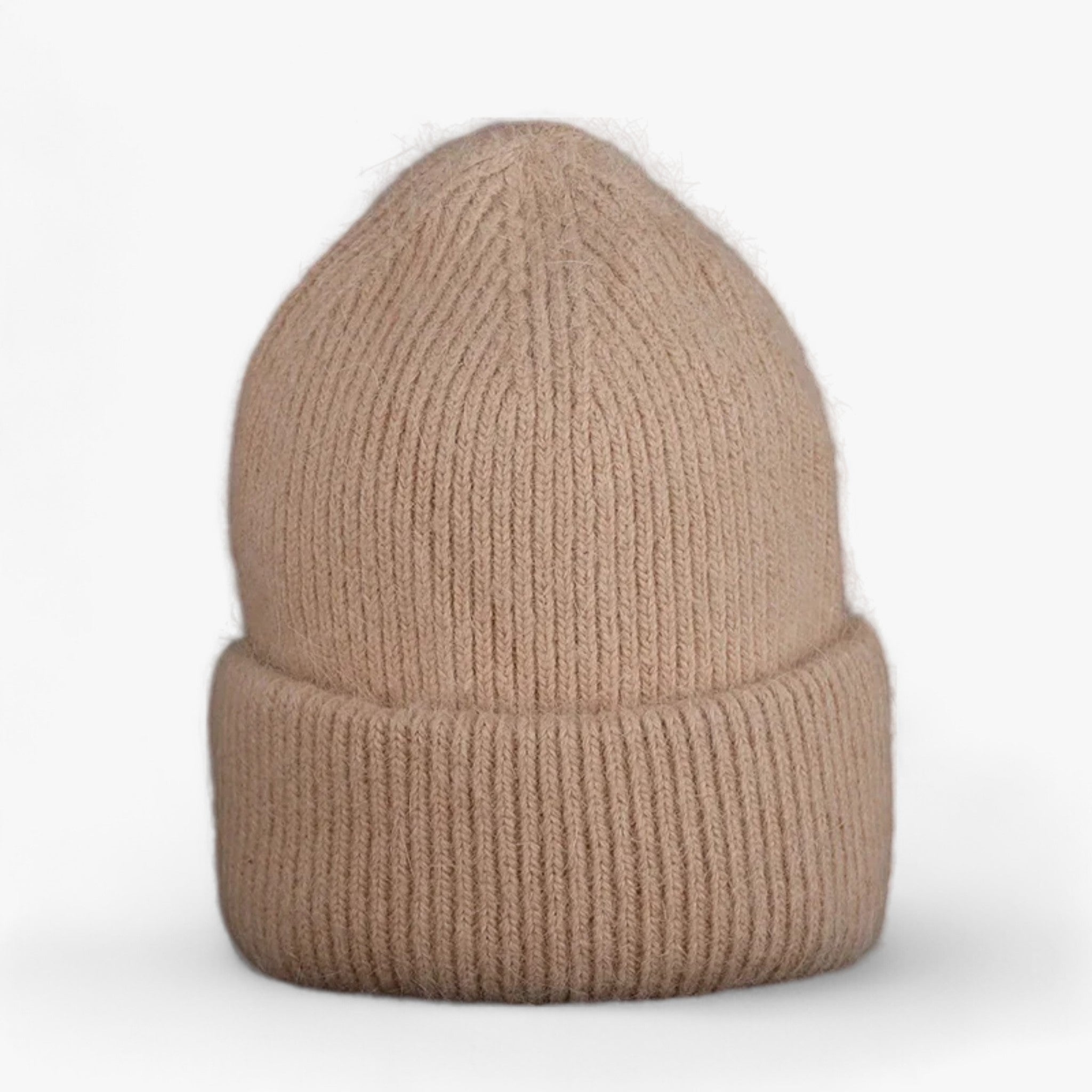 Cappello invernale: calore con vera pelliccia di coniglio Donna - Avena 54cm-60cm - beanies bucket hats calore cappello cappello invernale coniglio donna hat invernale pelliccia Sun Hats - Concept Palermo
