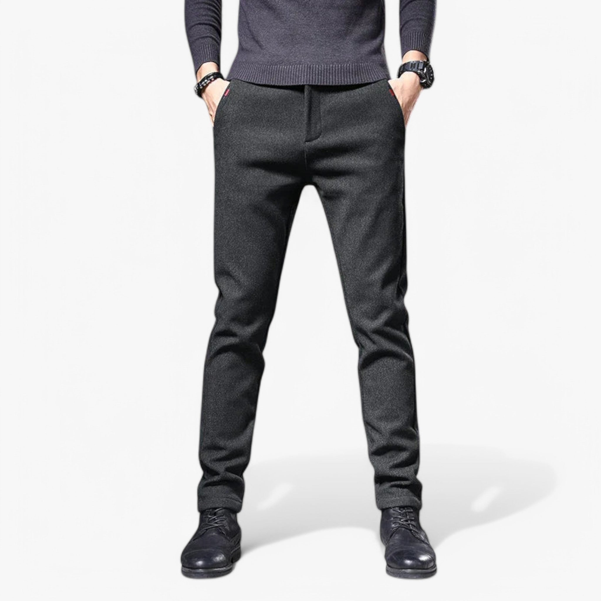 Pantalone Uomo Cotone Stretch Blu Comfort Fit - - comfort cotone pantalone pantalone uomo pants stretch uomo - Concept Palermo