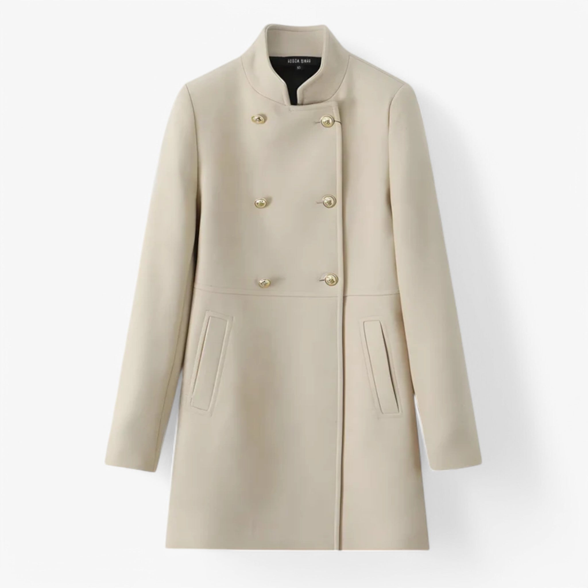 Cappotto autunnale alla moda Lana - Beige - alla autunnale cappotto cappotto autunnale lana moda women's coats & jackets - Concept Palermo