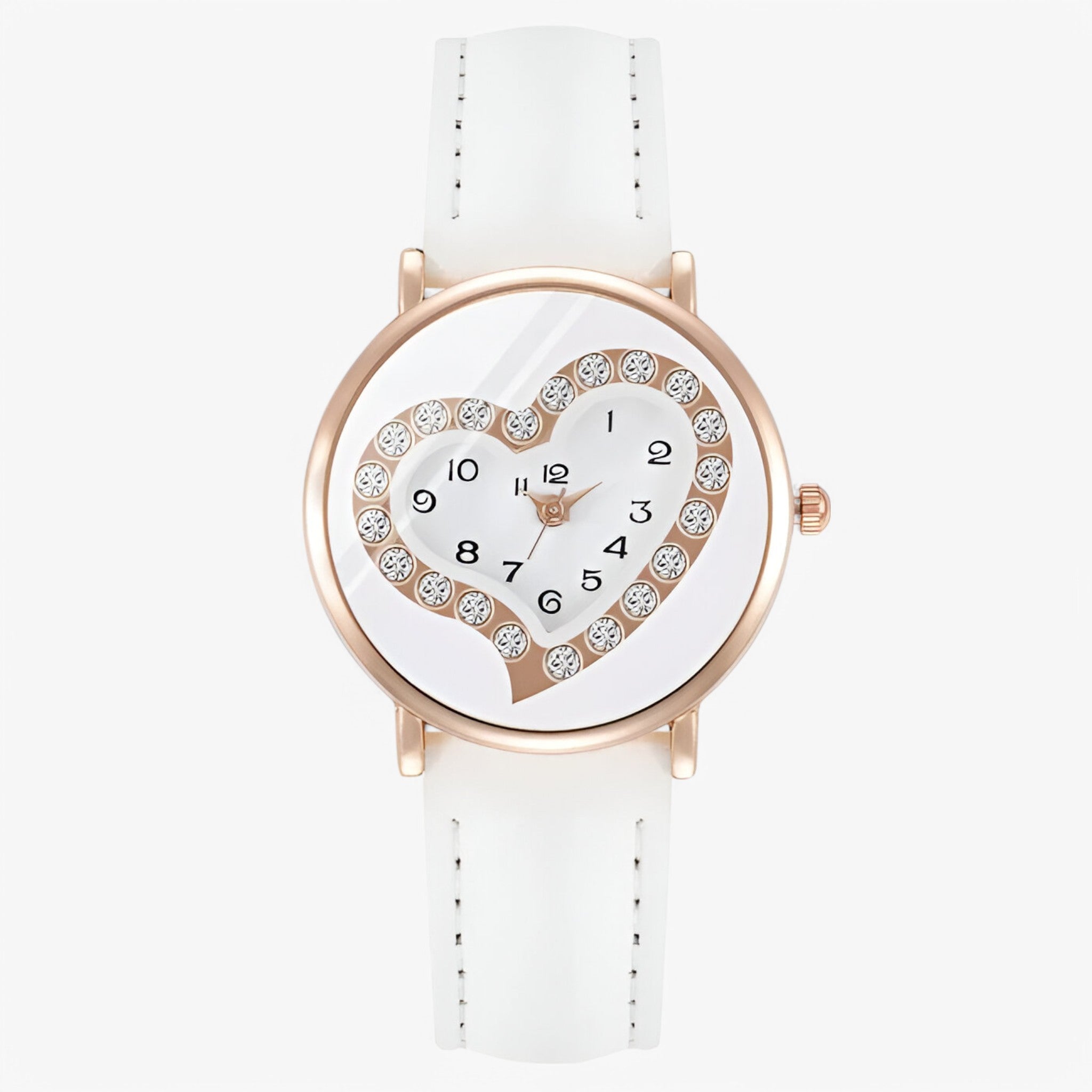 Orologio da donna analogico con cinturino in pelle e stile raffinato - Bianca - accessoires analogico cinturino donna horloges orologio orologio donna pelle raffinato stile watches - Concept Palermo