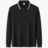 Heren Polo Shirt met Lange Mouwen