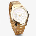Reloj casual de hombre en acero con 3 esferas