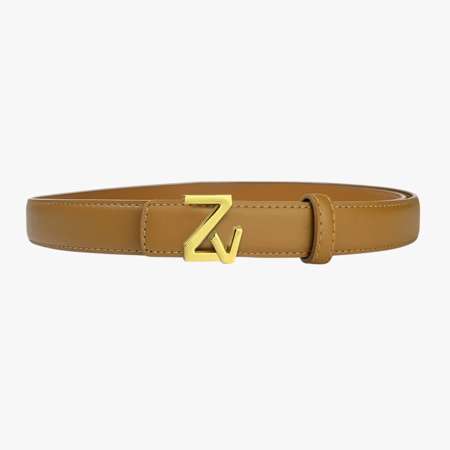 Cintura da donna con fibbia ZV - cammello 110cm - Belts cintura cintura donna donna fibbia waist belt for women women belt round women belts Womens belt - Concept Palermo