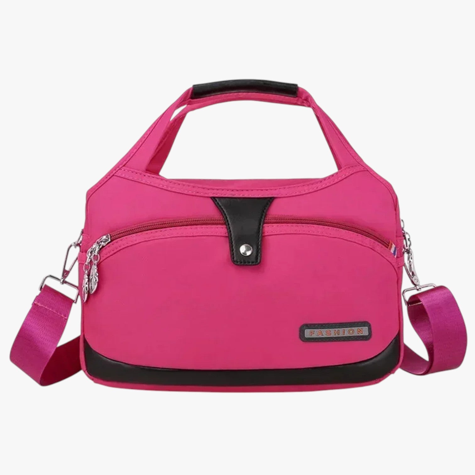 Borsa a tracolla alla moda con spazio extra Donna - Rose Rosso - alla bag Bags borsa borsa tracolla donna extra handbags moda spazio women bags Women's handbags - Concept Palermo