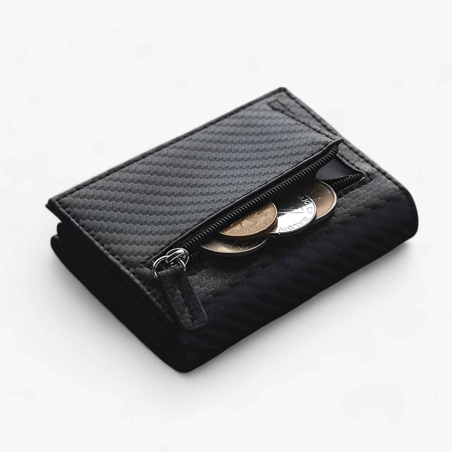 Portafoglio Bi-Fold RFID Sicuro con Tasca per Monete Uomo - - fold mens accessory mens wallet monete portafoglio rfid sicuro tasca uomo wallet wallets - Concept Palermo