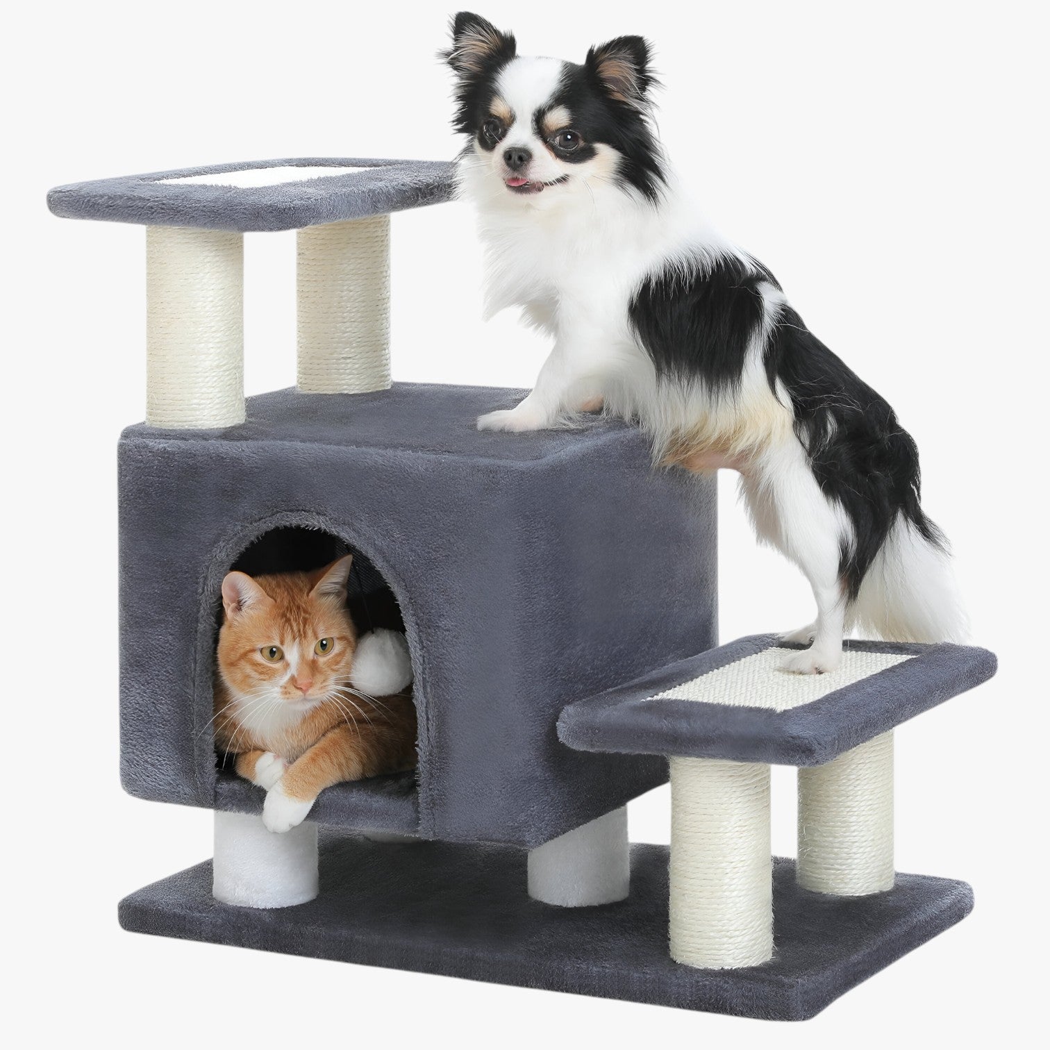 Scala Multifunzione a 3 Strati per Animali Domestici per Comfort, Gioco e Luogo di Riposo Uomo - - animali animali domestici comfort domestici gioco luogo multifunzione pets & supplies riposo - Concept Palermo
