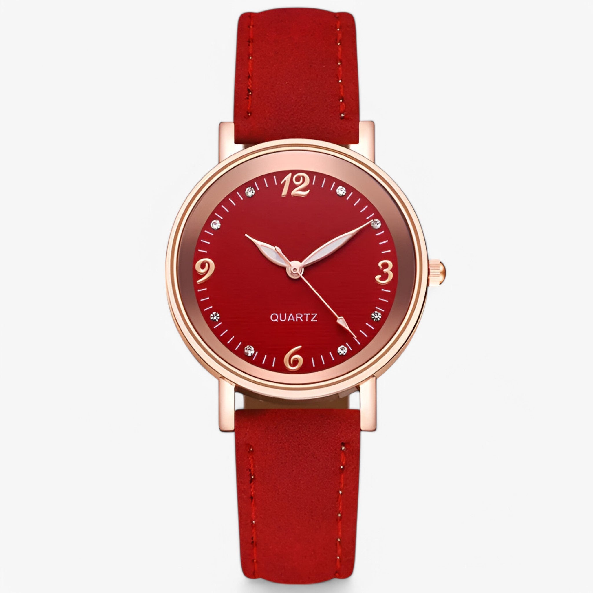 Orologio al Quarzo in Acciaio Inossidabile Uomo - Rossa - acciaio female watch inossidabile orologio orologio quarzo quarzo uomo watch for women watches - Concept Palermo
