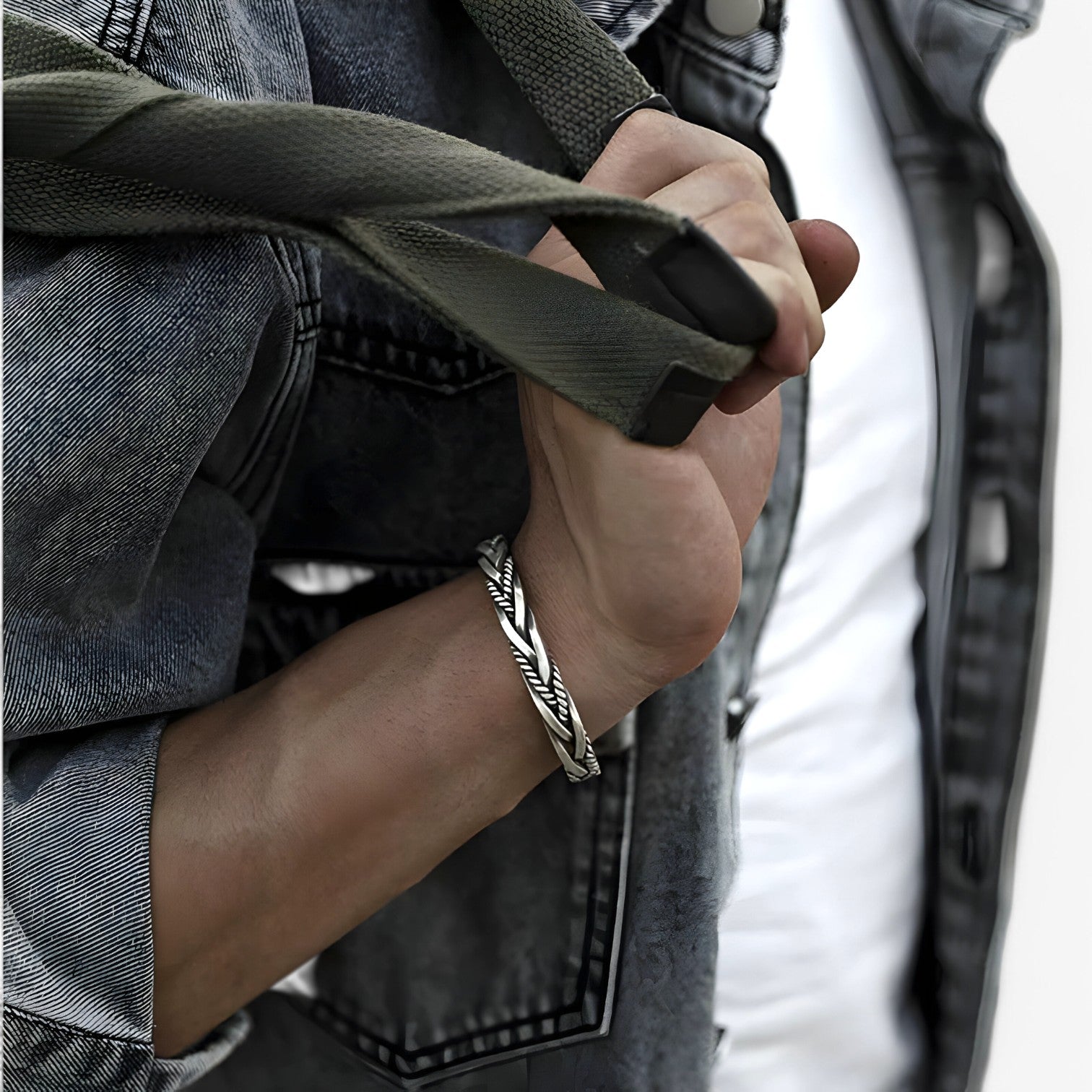 Bracciale in argento sterling 925 – cool, senza tempo e fatto a mano Uomo - - bracciale bracciale sterling BRACELET cool fatto jewelry mano mens bracelet sterling tempo - Concept Palermo