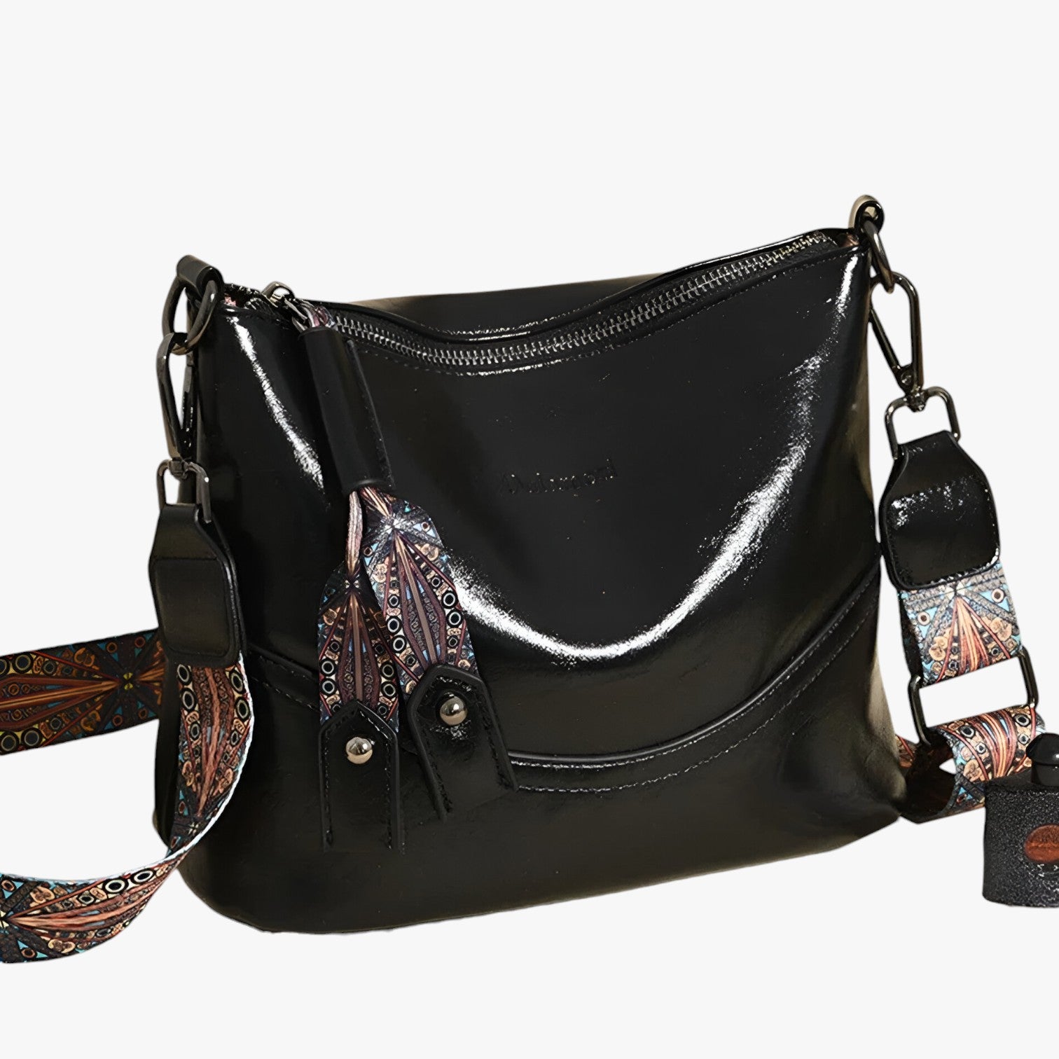 Borsa a Tracolla da Donna di Lusso Firmata in Pelle Nera Elegante - - Bags borsa borsa tracolla donne firmata tracolla women bags Women's handbags - Concept Palermo