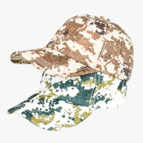 Zomerse camo stro baseballpet voor heren