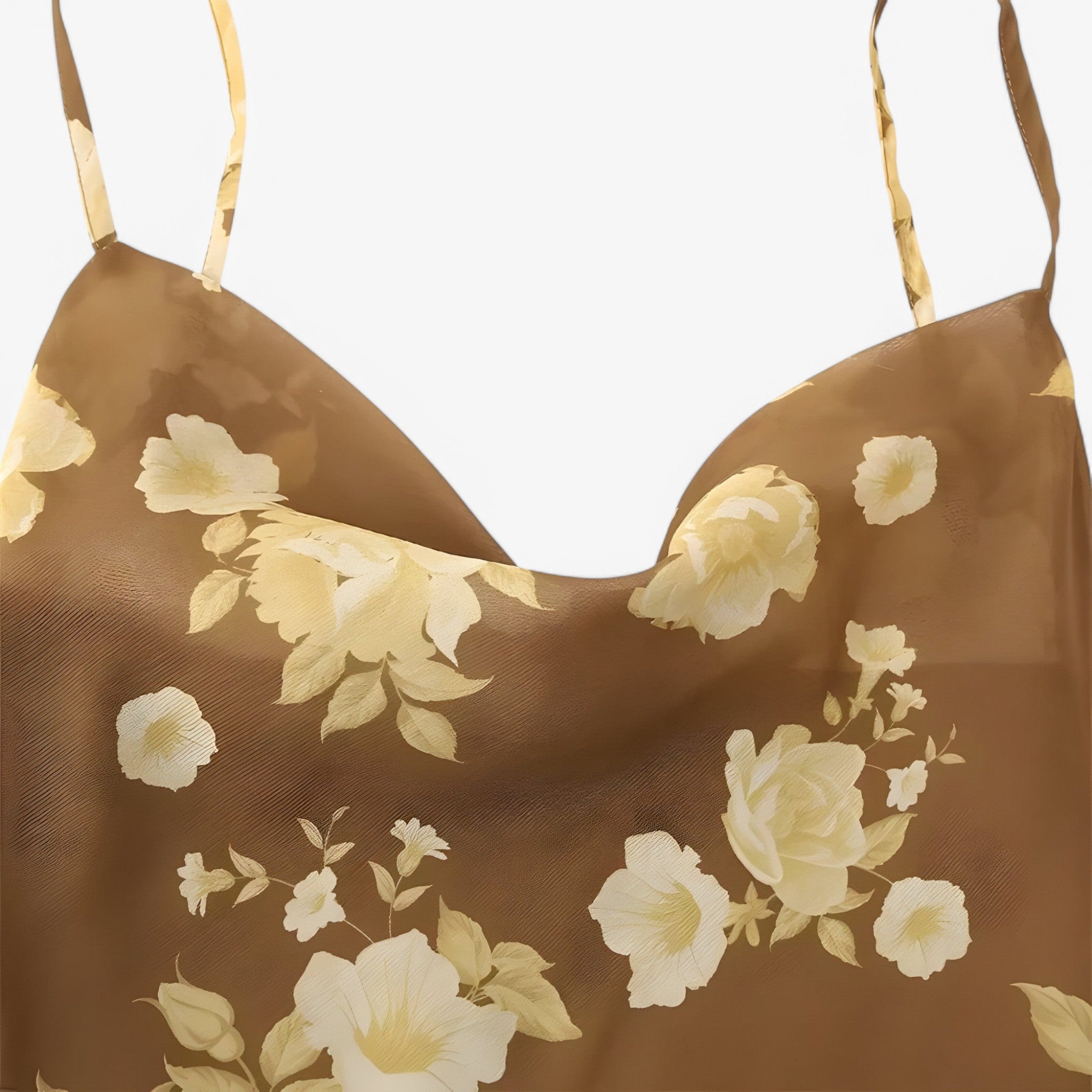Abito floreale - Stile aereo e fascino moderno Oro Donna - - abito abito floreale aereo donna dresses fascino floreale stile - Concept Palermo
