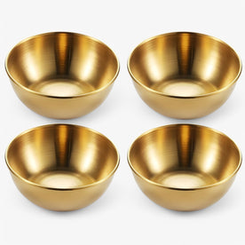 Ciotole per zuppe in acciaio inox - Servire in modo e pratico Uomo - oro-4pz 8X8X3CM - acciaio ciotole ciotole zuppe inox Kitchen kitchen & dining kitchen accessory kitchen utensil Linen Men modo pratico servire - Concept Palermo