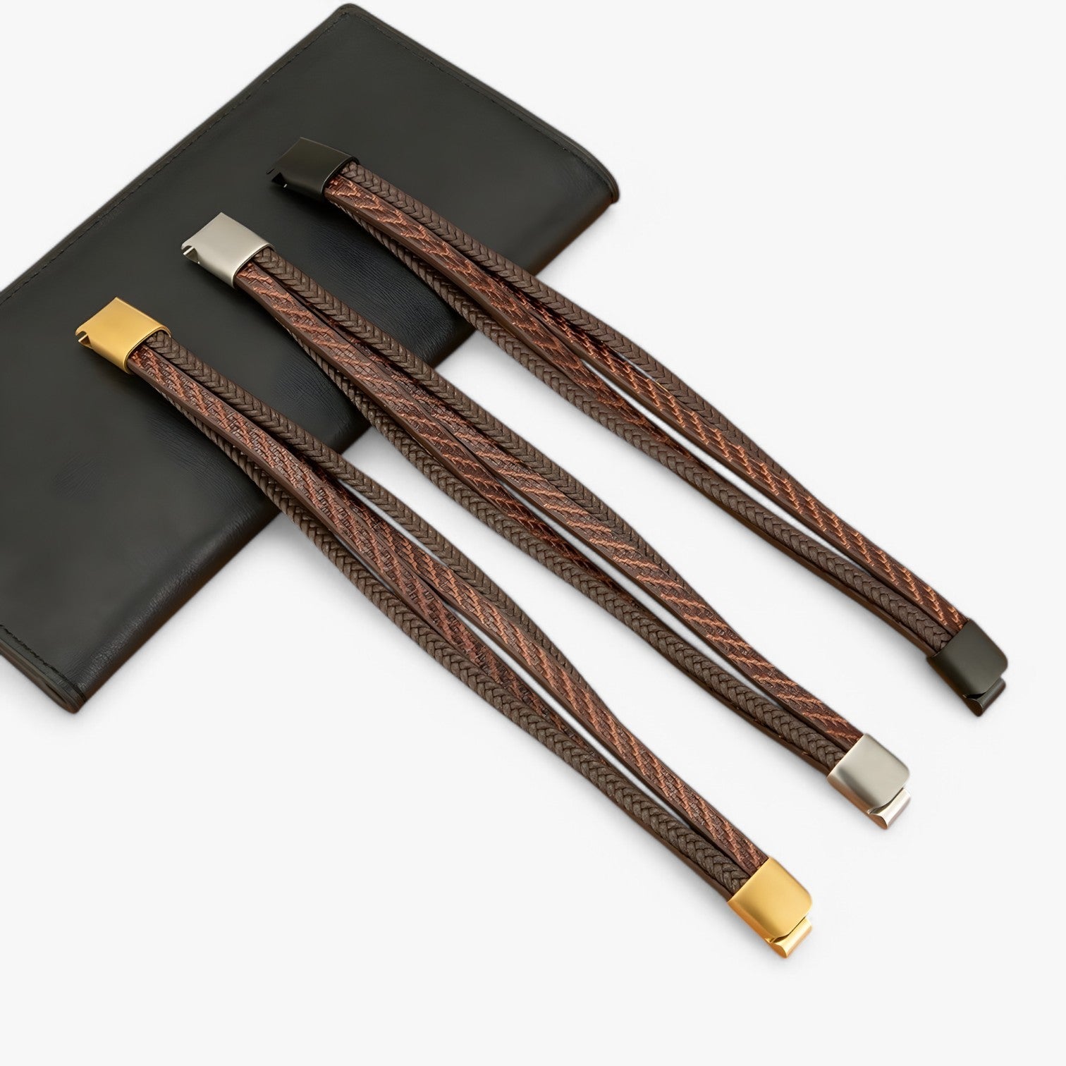 Multistrato & Magnetico Pelle Uomo - - BRACELETS jewelry magnetico mens accessory mens bracelet multistrato multistrato magnetico pelle uomo - Concept Palermo