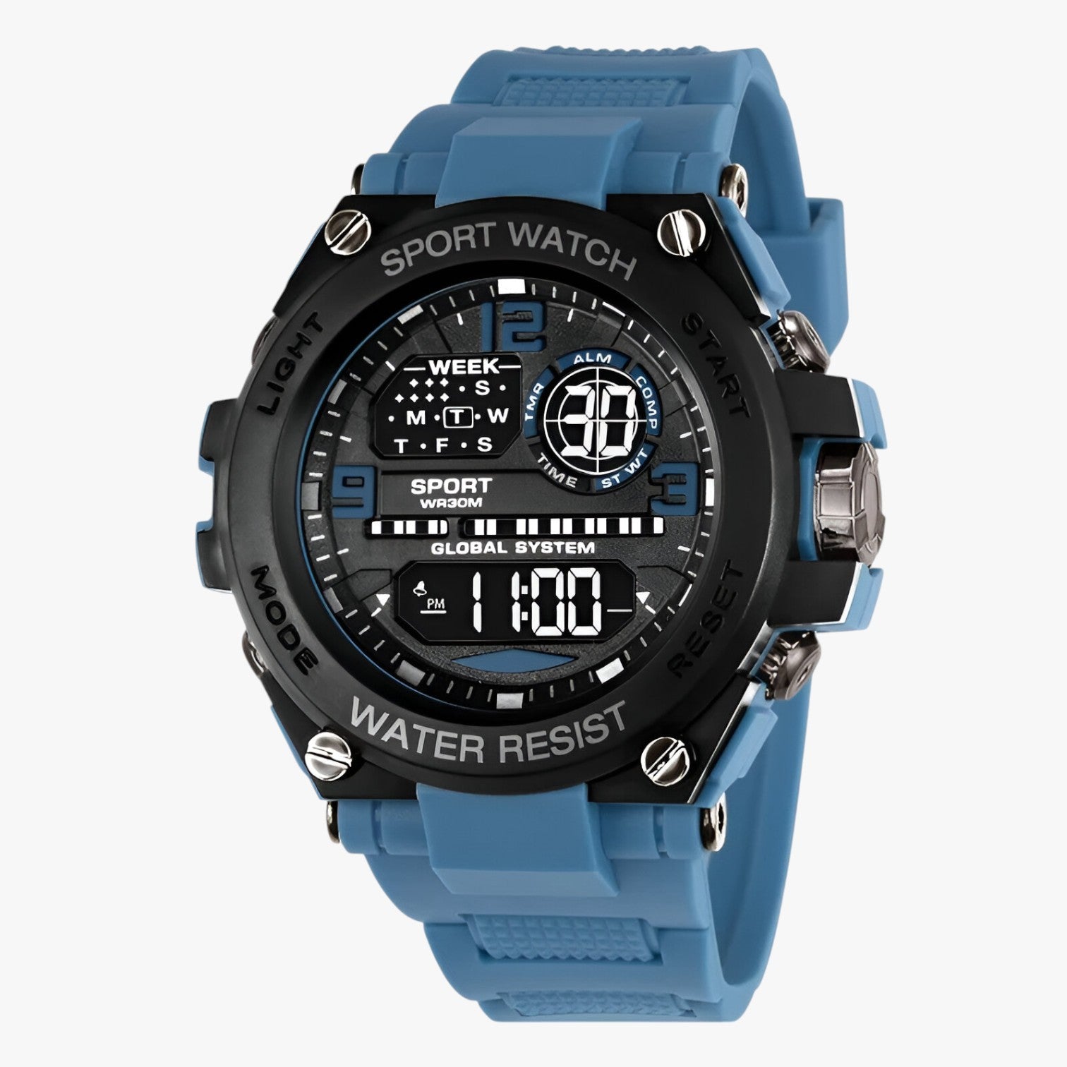 Orologio sportivo impermeabile antiurto Uomo - Blu No - antiurto impermeabile orologio orologio sportivo sportivo uomo watch watch for men watches WATCHES FOR MEN - Concept Palermo