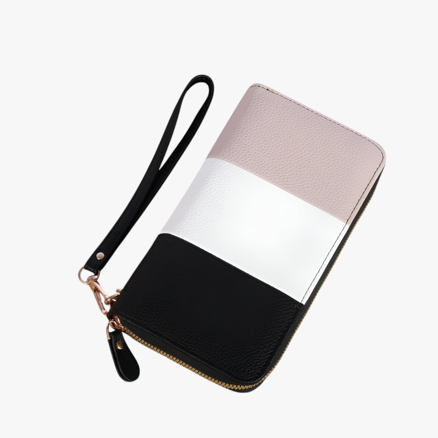 Portafoglio di lusso in pelle tricolore - protezione RFID e spazioso - Nero - pelle portafoglio portafoglio pelle protezione rfid spazioso tricolore wallet wallets womens wallet - Concept Palermo
