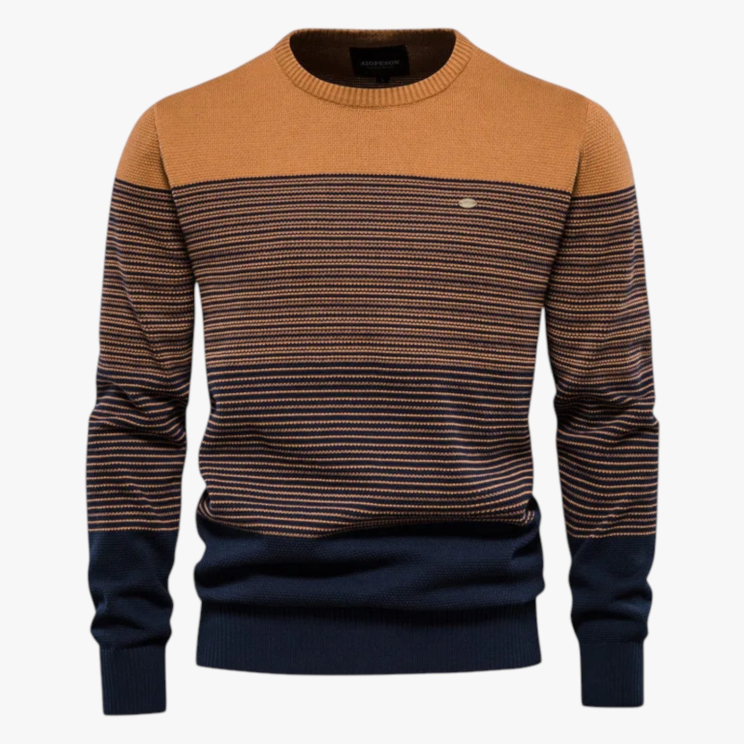 Maglione girocollo a righe da uomo - Vestibilità slim e calore di qualità - - calore girocollo maglione maglione girocollo men's sweater qualità righe slim Sweater sweater men sweaters & cardigans - Concept Palermo