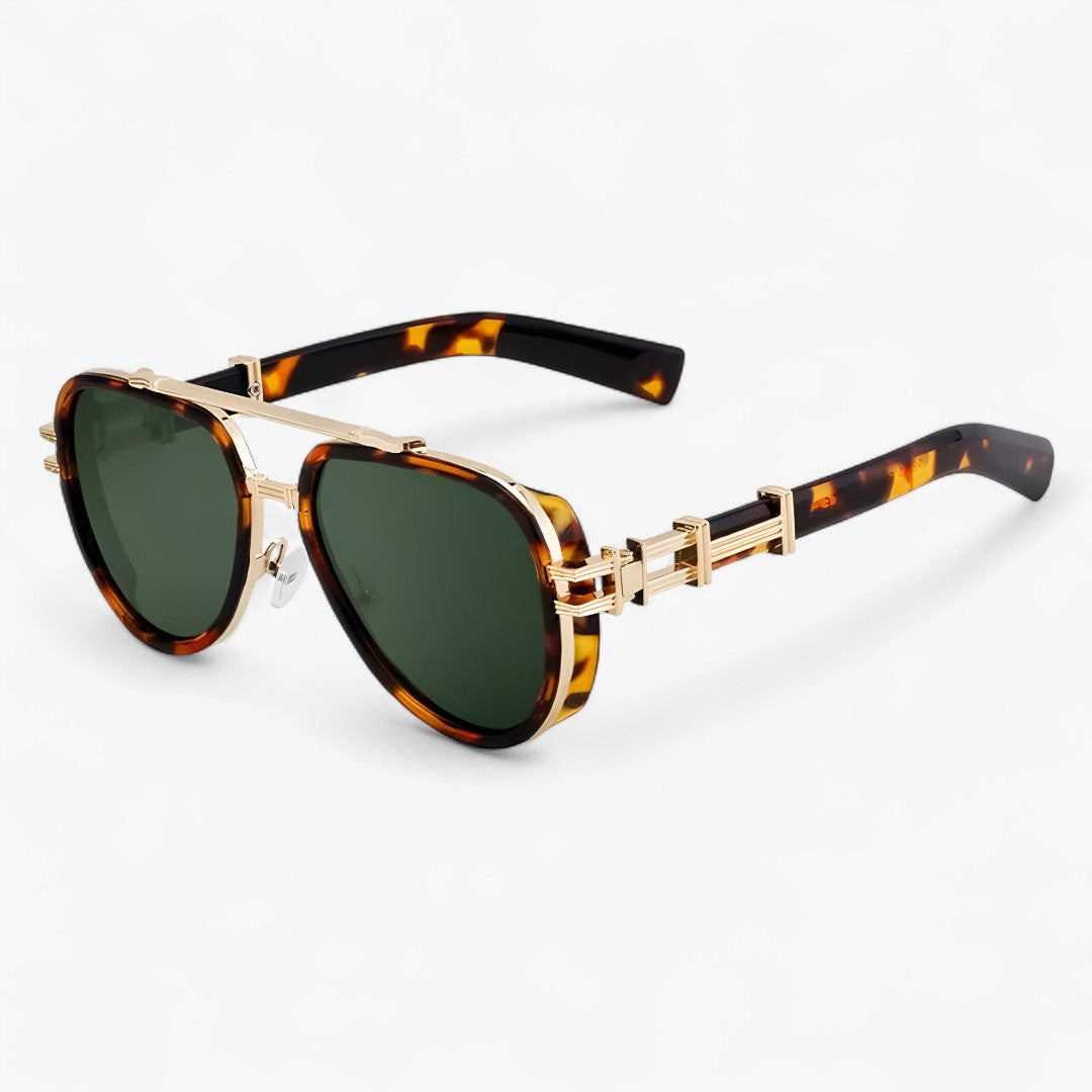 Occhiali da sole vintage in metallo stile designer Uomo - Leopardo - designer Fashion Sunglasses men sunglasses polarized mens sunglasses metallo occhiali occhiali sole Polarized man sunglasses sole stile sunglasses sunglasses polarized men uomo - Concept Palermo