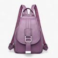 Mochila de mujer en piel auténtica elegante y chic, ideal para trabajo y tiempo libre