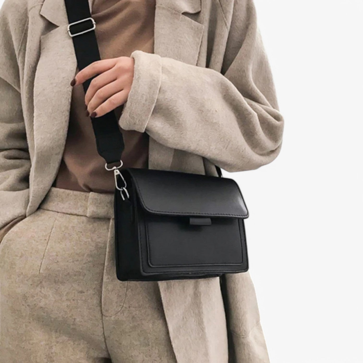Borsa a spalla retro e spaziosa con tracolla larga Donna - - bag bags borsa borsa spalla donna larga retro Shoulder Bags spalla spaziosa women bag - Concept Palermo