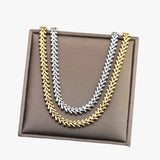 Roestvrijstalen choker ketting in flesvorm Lana Dames