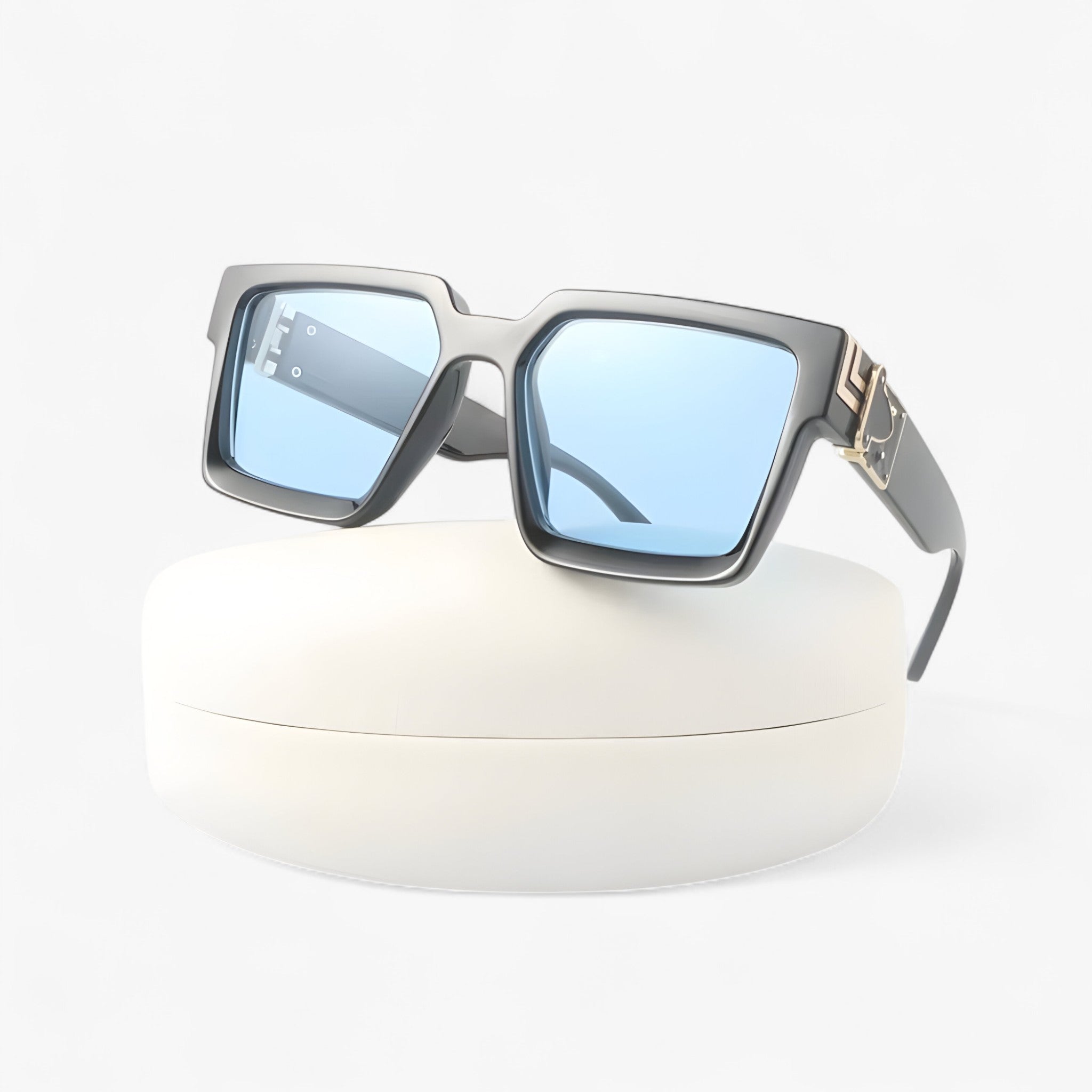 Occhiali da sole quadrati vintage neri da uomo - - Fashion Sunglasses men sunglasses polarized mens sunglasses neri occhiali occhiali sole Polarized man sunglasses quadrati sole sunglasses sunglasses polarized men uomo vintage - Concept Palermo