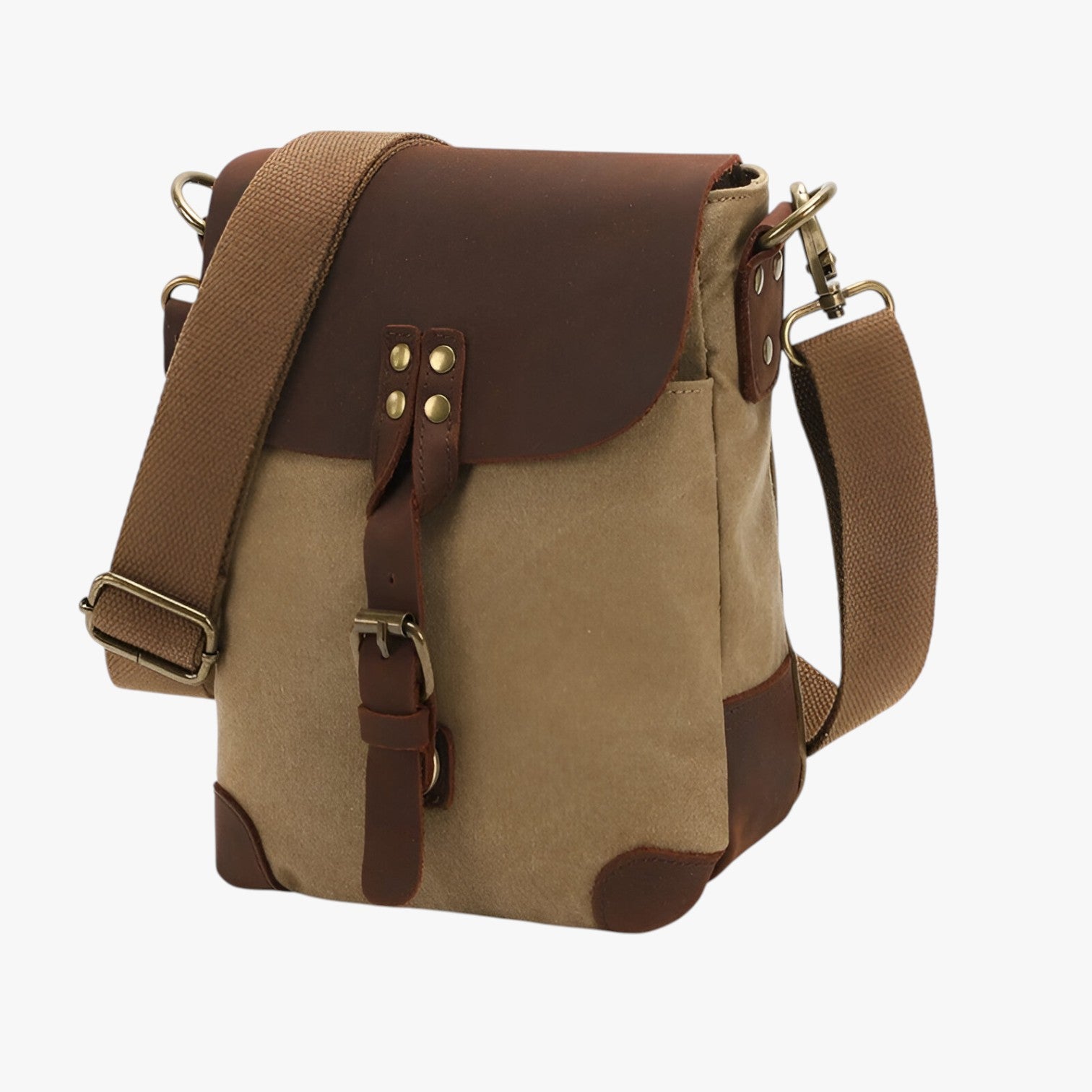 Borsa a tracolla vintage in tela e pelle Donna - - Bags bags for men borsa borsa tracolla donna handbags pelle Shoulder & Crossbody Bags Shoulder Bags tela tracolla vintage - Concept Palermo