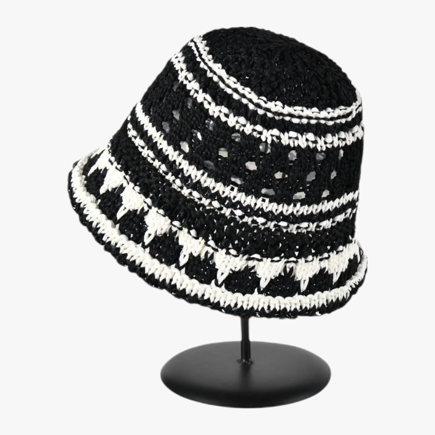 Cappello estivo traforato pieghevole da donna - nero - cappello cappello estivo donna estivo hat Hat for girls hats pieghevole traforato women hat women's hat - Concept Palermo