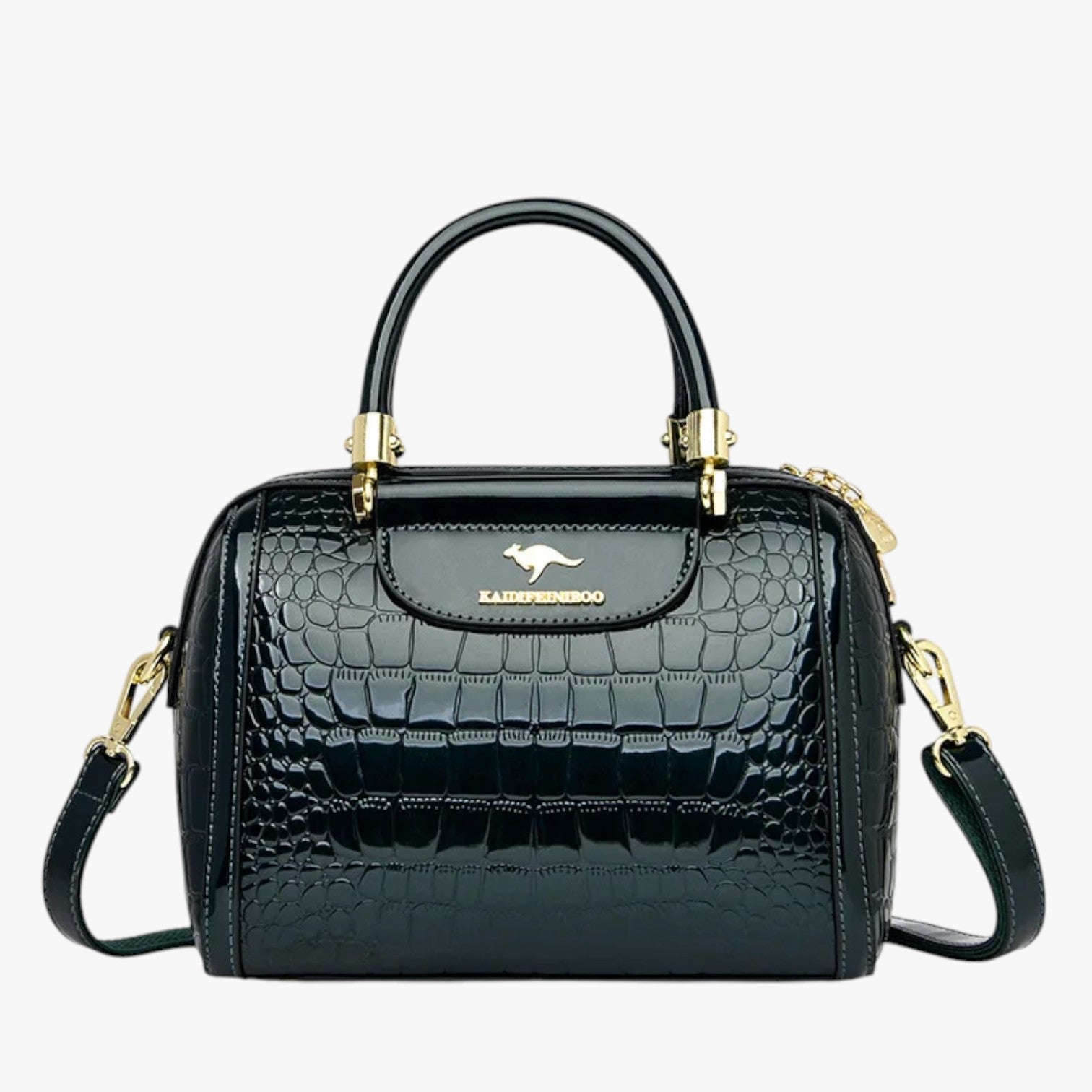 Borsa a Tracolla Grande Nera Donna in Vera Pelle Italiana - Spaziosa, Elegante e Funzionale - verde - Bags borse eleganza eleganza portata firmate mano portata tracolla women bag Women's handbags - Concept Palermo