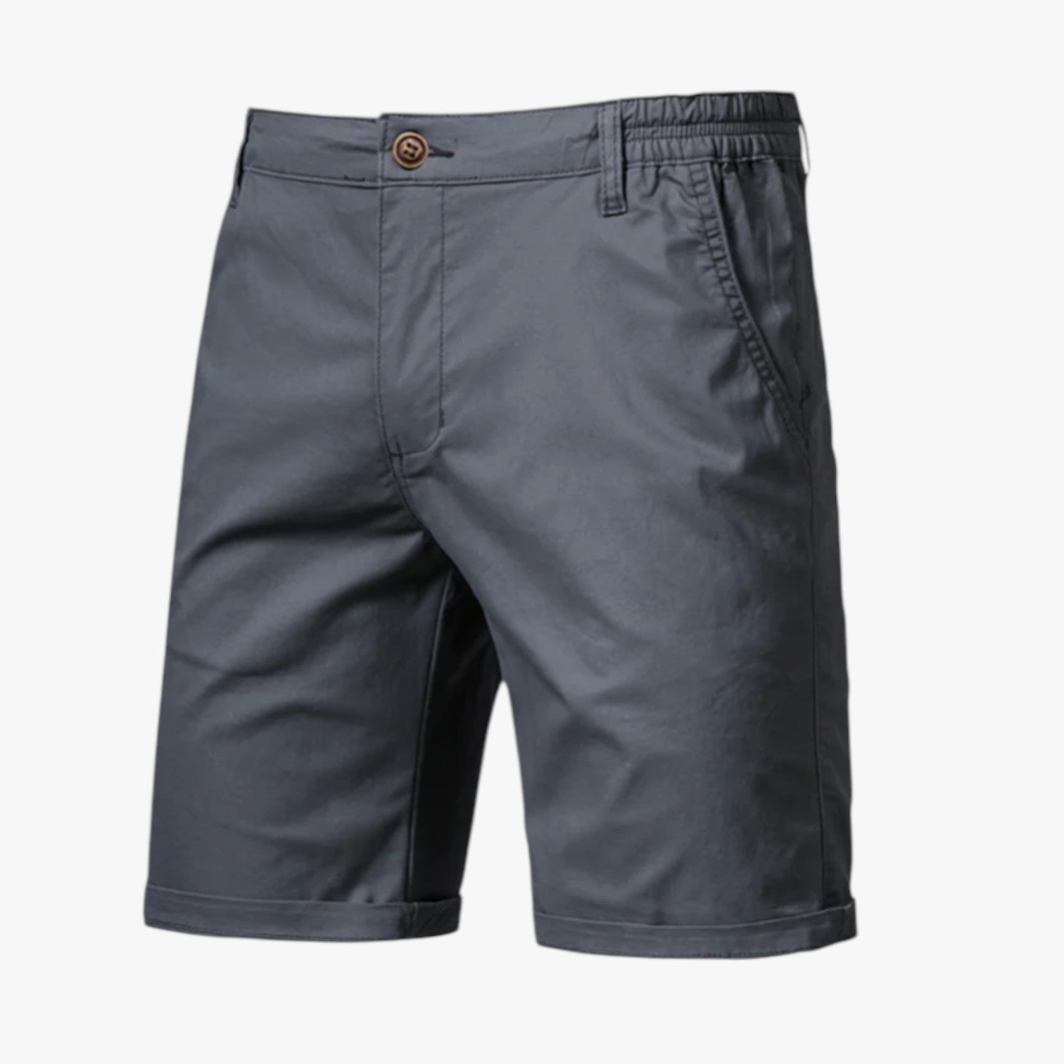 Pantaloncini da uomo in cotone elasticizzato: comfort per il relax - GrigioScuro - comfort cotone elasticizzato Herren Shorts komfortable Shorts pantaloncini pantaloncini uomo relax shorts shorts for men Summer shorts uomo - Concept Palermo