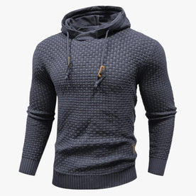 Felpa con cappuccio oversize da uomo, casual e comoda, primaverile - Gunmetal Gray S - cappuccio casual comoda felpa felpa cappuccio Men men's sweater oversize primaverile Solid Sweater sweater men sweaters - Concept Palermo