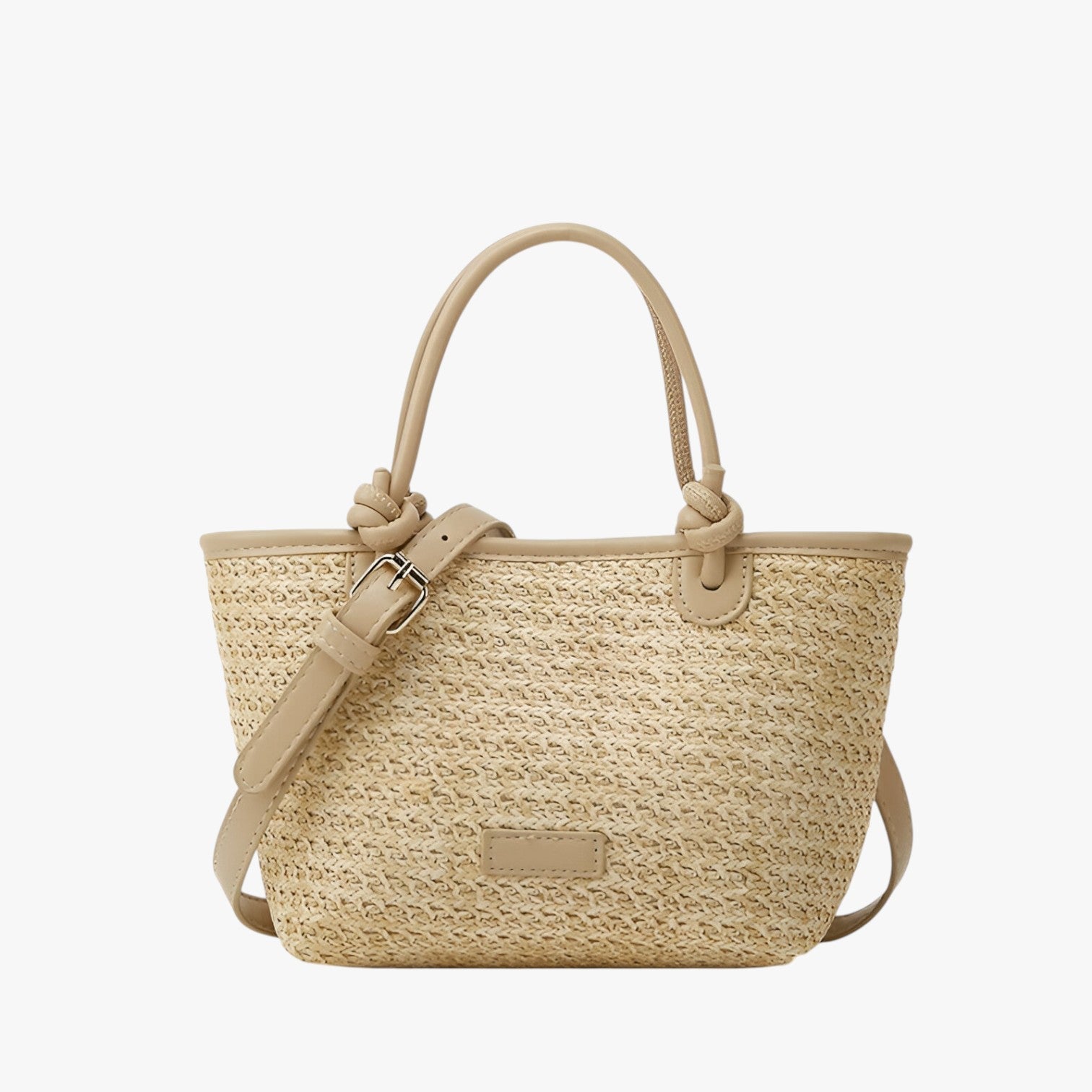 Borsa a Tracolla Estiva Donna in Paglia Naturale con Fodera Interna - - bags borsa borsa tracolla donna estiva handbags paglia tracolla Women's handbags - Concept Palermo