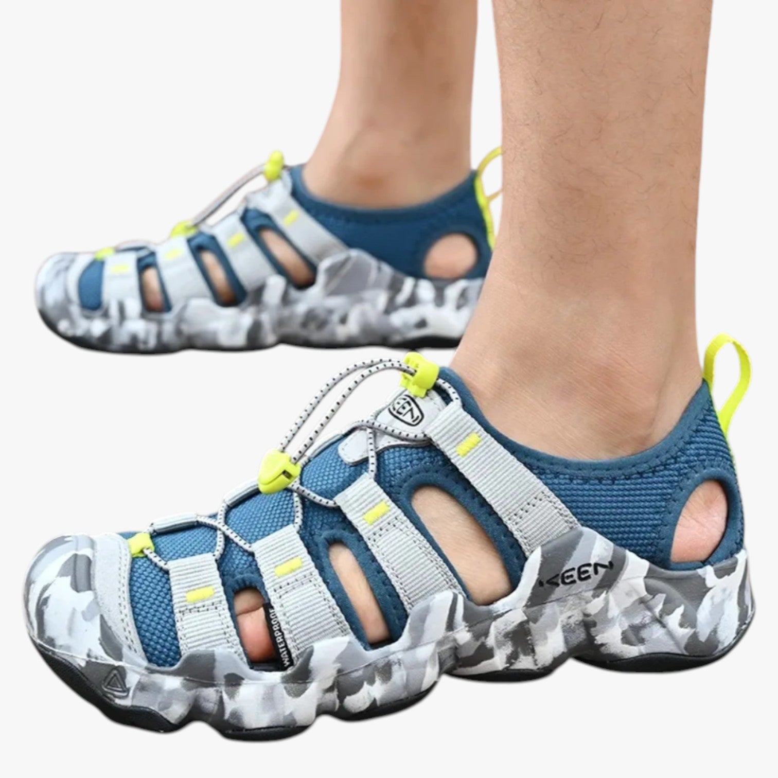 Sandali Estivi Uomo in Pelle Bovina, Comodi e Resistenti - - bovina breathable sandals casual sandals comodi estivi pelle resistenti sandali sandali estivi sandals walking sandals - Concept Palermo
